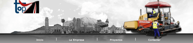 Cabecera web Tinerfeña Obras Públicas