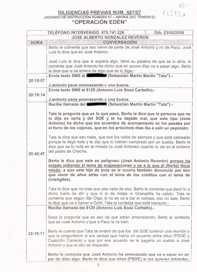 Diligencias previas Caso Arona (pg 6.169)