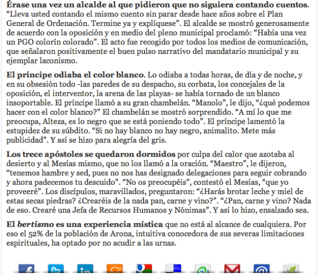 Alfonso González Jerez, Microrrelatos bertistas (B)