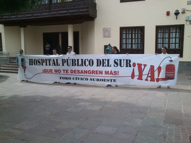 PP, SSP, CxA y Foro Cívico plantan cara juntos contra CC por el hospital