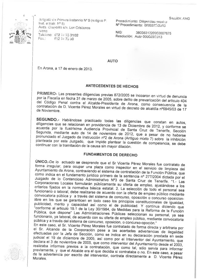 Auto cierre instrucción Caso Enchufe 2, pag 1