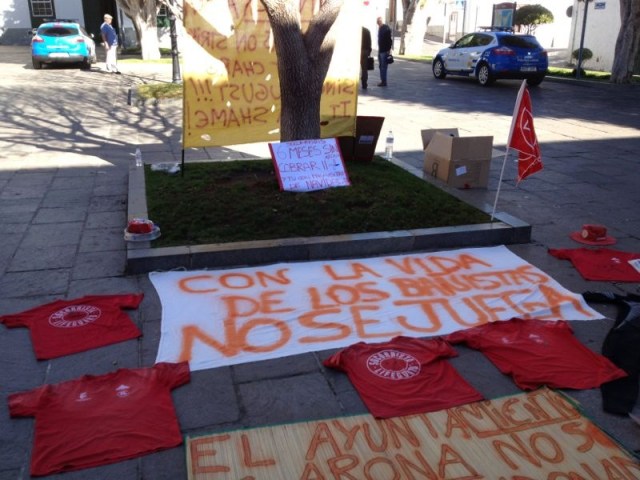 Protesta socorristas Arona, 2