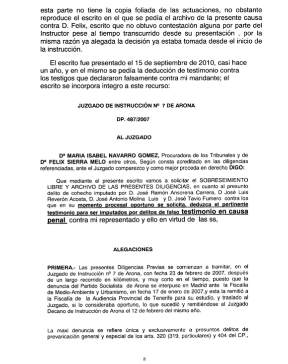 Recurso acusados Caso Arona 1, pag 8