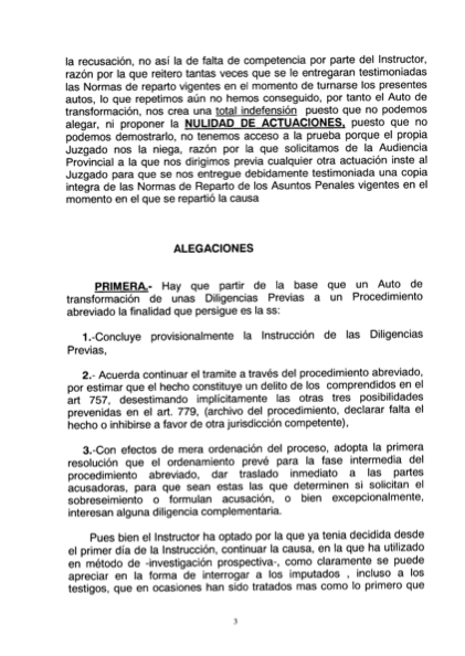 Recurso acusados Caso Arona, 3