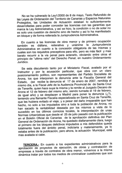 Recurso acusados Caso Arona, 6